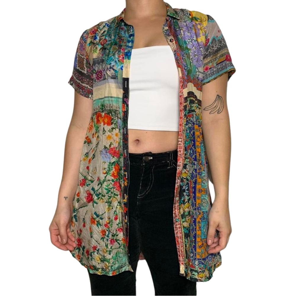 Johnny Was Callaway Tasha Tunic -XS